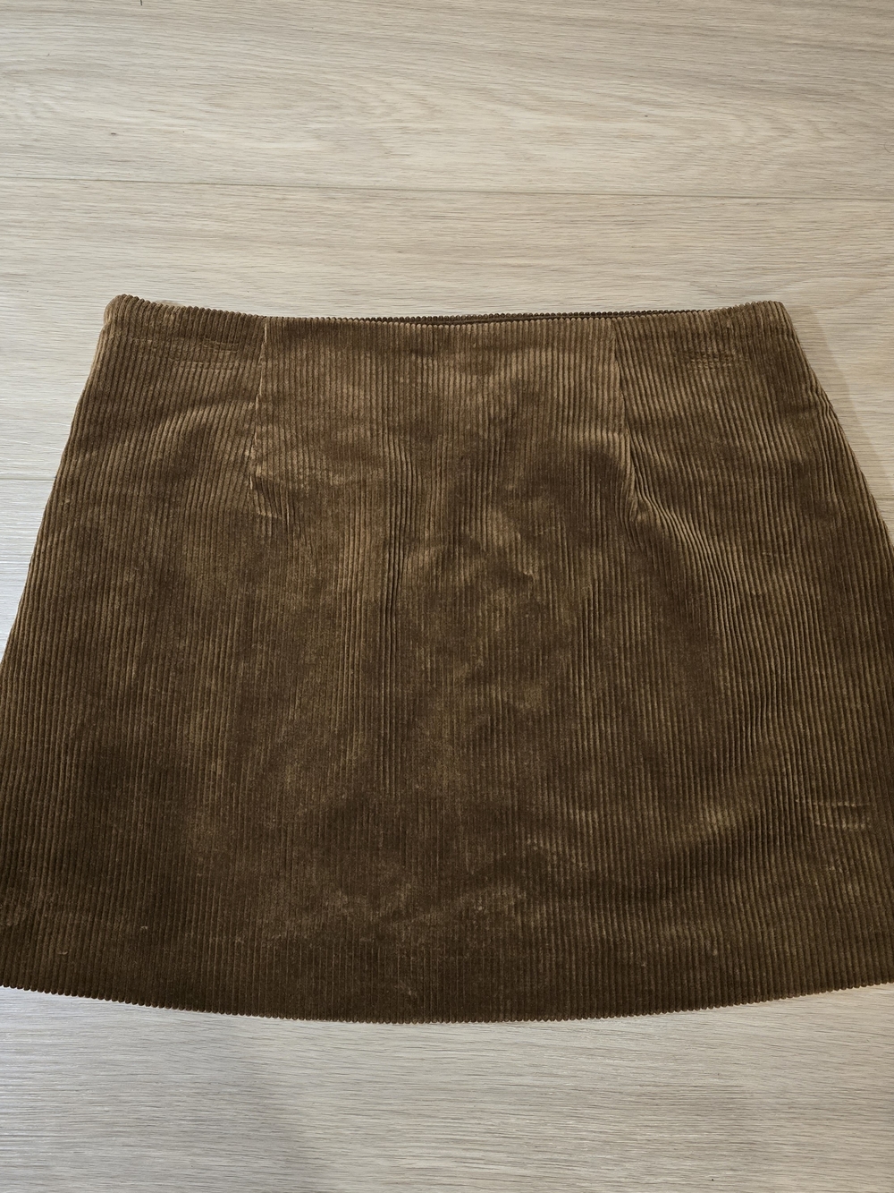 Zara Women New Brown Corduroy Size S Mini Skirt Classic Style Nwt Fall Staple